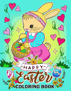 Happy Easter Coloring Book: Stress-relief Coloring Book