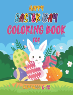 Happy easter day coloring book for kids 6-12: A book for easter day, gift for kids.cute and Fun Images Easter Day Coloring Book for kids.