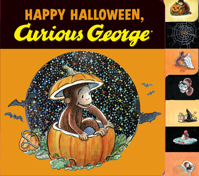 Happy Halloween, Curious George Tabbed Board Book - 