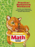 Harcourt Math Georgia Edition Practice/Homework Workbook