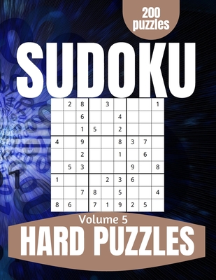 Hard Sudoku Puzzles: Difficult Large Print Sudoku Puzzles for Adults and Seniors with Solutions Vol 5 - Design, This