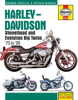 Harley-Davidson Shovelhead & Evolution Big Twins (70-99) Haynes Repair Manual: 1970 - 1999 - Haynes Publishing