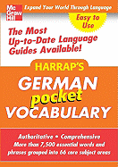 Harrap's German Pocket Vocabulary