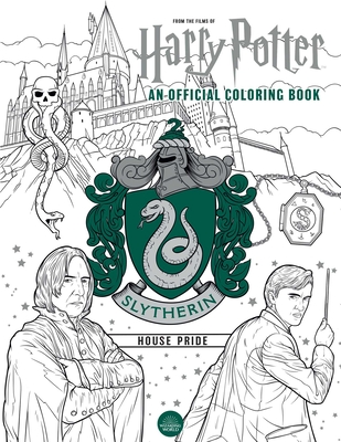 Harry Potter: Slytherin House Pride: The Official Coloring Book: (Gifts Books for Harry Potter Fans, Adult Coloring Books) - Insight Editions