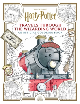 Harry Potter: Travels Through the Wizarding World: An Official Coloring Book - 
