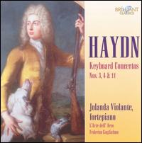 Haydn: Keyboard Concertos Nos. 3, 4 & 11 - Federico Guglielmo (violin); Jolanda Violante (fortepiano); L'Arte dell'Arco; Federico Guglielmo (conductor)