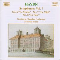 Haydn: Symphonies No. 6 "Le Matin", No. 7 "Le Midi", No. 8 "Le Soir" - Northern Chamber Orchestra; Nicholas Ward (conductor)