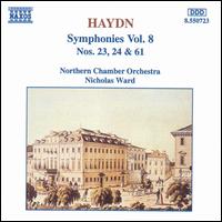 Haydn: Symphonies Nos. 23, 24 & 61 - Northern Chamber Orchestra; Nicholas Ward (conductor)