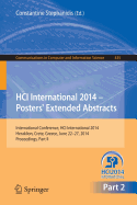 HCI International 2014 - Posters' Extended Abstracts: International Conference, HCI International 2014, Heraklion, Crete, June 22-27, 2014. Proceedings, Part II