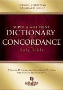 HCSB Super Giant Print Dictionary And Concordance