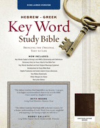 Hebrew-Greek Key Word Study Bible: KJV Edition, Brown Genuine Goat Leather