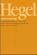 Hegel: Faith and Knowledge: An English translation of G. W. F. Hegel's Glauben und Wissen