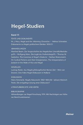 Hegel-Studien / Hegel-Studien Band 11 (1976) - Poggeler, Otto (Editor), and Nicolin, Friedhelm (Editor)