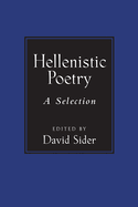 Hellenistic Poetry: A Selection