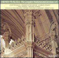 Henry Purcell: The Complete Anthems & Services, Vol. 6 - Charles Daniels (tenor); David Miller (theorbo); Eamonn O'Dwyer (treble); Helen Gough (bass viol);...