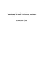 Heritage of World Civilizations, The, Volume 1, Books a la Carte Edition