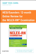 Hesi/Saunders Online Review for the NCLEX-RN Examination (1 Year) (User Guide and Access Code)