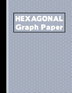 Hexagonal Graph Paper: Small Hexes Notebook Blue