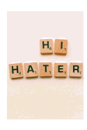 Hi Haters: 6x9 Blank Lined Journal