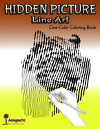 Hidden Picture Line Art: One Color Coloring Book