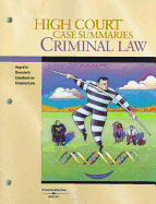 High Court Case Summaries on Criminal Lawkeyed to Dressler, 3D