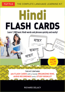 Hindi Flash Cards Kit: Learn 1,500 basic Hindi words and phrases quickly and easily! (Online Audio Included)