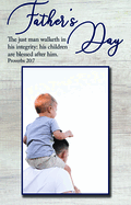 His Children Are Blessed Bulletin (Pkg 100) Father's Day