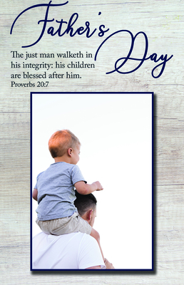 His Children Are Blessed Bulletin (Pkg 100) Father's Day - Broadman Church Supplies Staff (Contributions by)