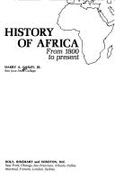History of Africa: 1800 to the Present v. 2