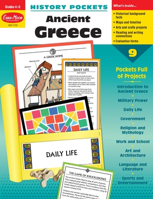 History Pockets: Ancient Greece, Grade 4 - 6 Teacher Resource - Evan-Moor Educational Publishers