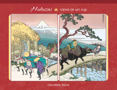 Hokusai: One Hundred Views of Mt. Fuji Coloring Book