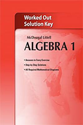 Holt McDougal Larson Algebra 1: Worked-Out Solutions Key by McDougal ...