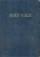 Holy Bible: Large Print Bible-Kjv-Chapel Blu