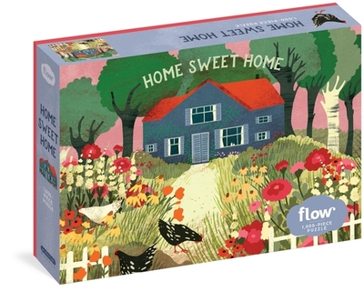 Home Sweet Home 1,000-Piece Puzzle: (Flow) for Adults Families Picture Quote Mindfulness Game Gift Jigsaw 26 3/8" x 18 7/8" - van der Hulst, Astrid, and magazine, Editors of Flow, and Smit, Irene