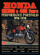 Honda CB350 & 400 Fours Performance Portfolio, 1972-1978