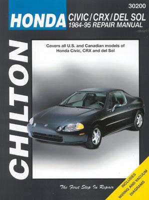 Honda Civic, Crx, and del Sol, 1984-95 - Chilton Automotive Books, and Chilton