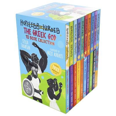 Hopeless Heroes: The Greek God 10 Book Collection - Tarakson, Stella, and Roberts, Nick (Illustrator)