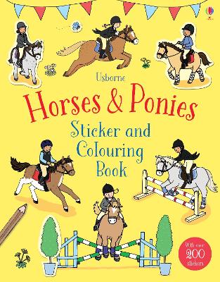 Horses & Ponies Sticker and Colouring Book - Patchett, Fiona, and Greenwell, Jessica