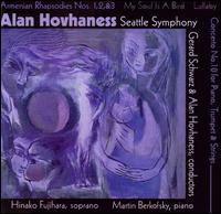 Hovhaness: Armenian Rhapsodies 1, 2 & 3; Symphony No. 38; Concerto No. 10 - Christine Butler (trumpet); Hinako Fujihara (soprano); Martin Berkofsky (piano); Scott Goff (flute); Seattle Symphony Orchestra