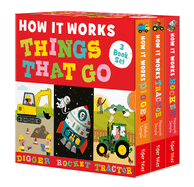 How It Works: Things That Go 3-Book Boxed Set: Digger; Rocket; Tractor