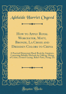 How to Apply Royal Worcester, Matt, Bronze, La Croix and Dresden Colors to China: A Practical Elementary Hand-Book for Amateurs, Containing Reliable Methods for Gilding, Mixing of Colors, Ground-Laying, Relief-Paste, Firing, Etc (Classic Reprint)