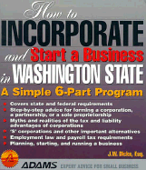 How to Incorporate-Washington - Dicks, J W, Esq.