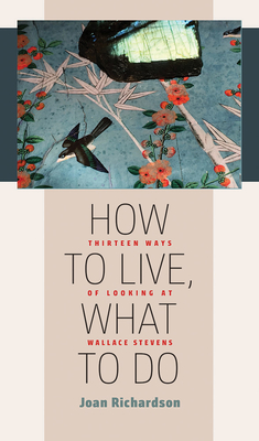 How to Live, What to Do: Thirteen Ways of Looking at Wallace Stevens - Richardson, Joan