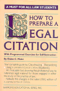 How to Prepare a Legal Citation