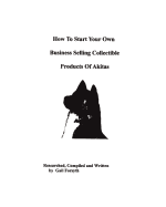 How to Start Your Own Business Selling Collectible Products of Akitas