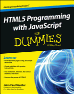 Html5 Programming with JavaScript for Dummies
