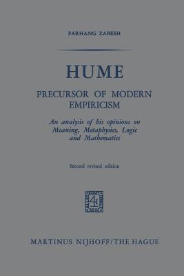 Hume: Precursor of Modern Empiricism - Zabeeh, Farhang