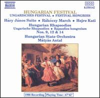 Hungarian Festival - Ferenc Balogh (violin); Hungarian State Symphony Orchestra; Matyas Antal (conductor)