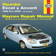 Hyundai Excel Automotive Repair Manual: 86-09