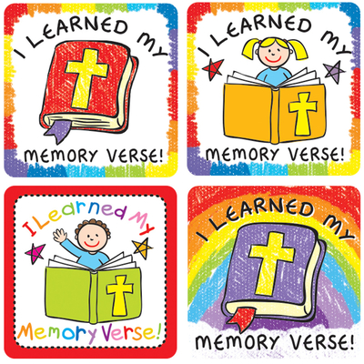 I Learned My Memory Verse Sticker Pack - 